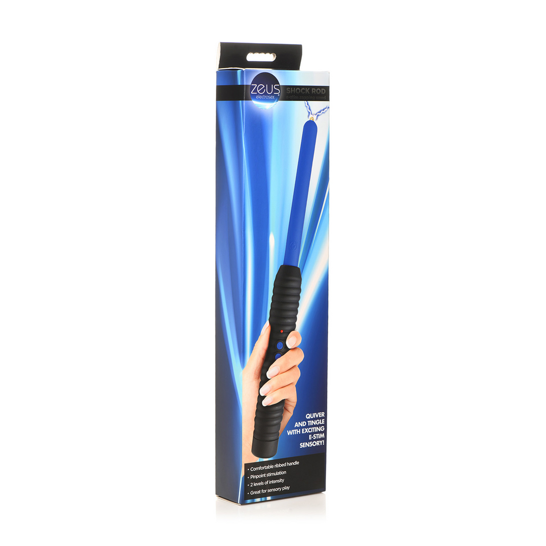 Shock Rod - E-Stim Zapping Wand - Blauw - Afbeelding 2