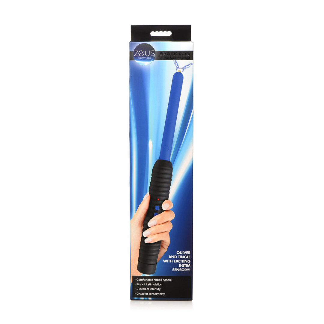 Shock Rod - E-Stim Zapping Wand - Blauw - Afbeelding 3