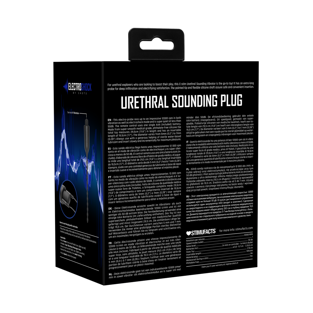 E-Stimulation Vibrerende Urethrale Sounding Plug - Afbeelding 3