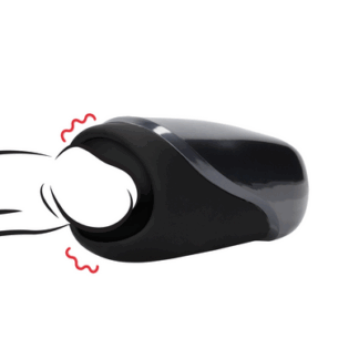 Vibrerende Masturbator Sleeve - Licoorzwart