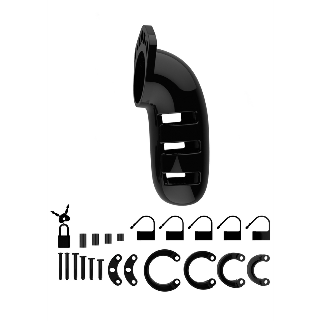 Model 06 Chastity Cock Cage - 5,5 / 14 cm - Afbeelding 3