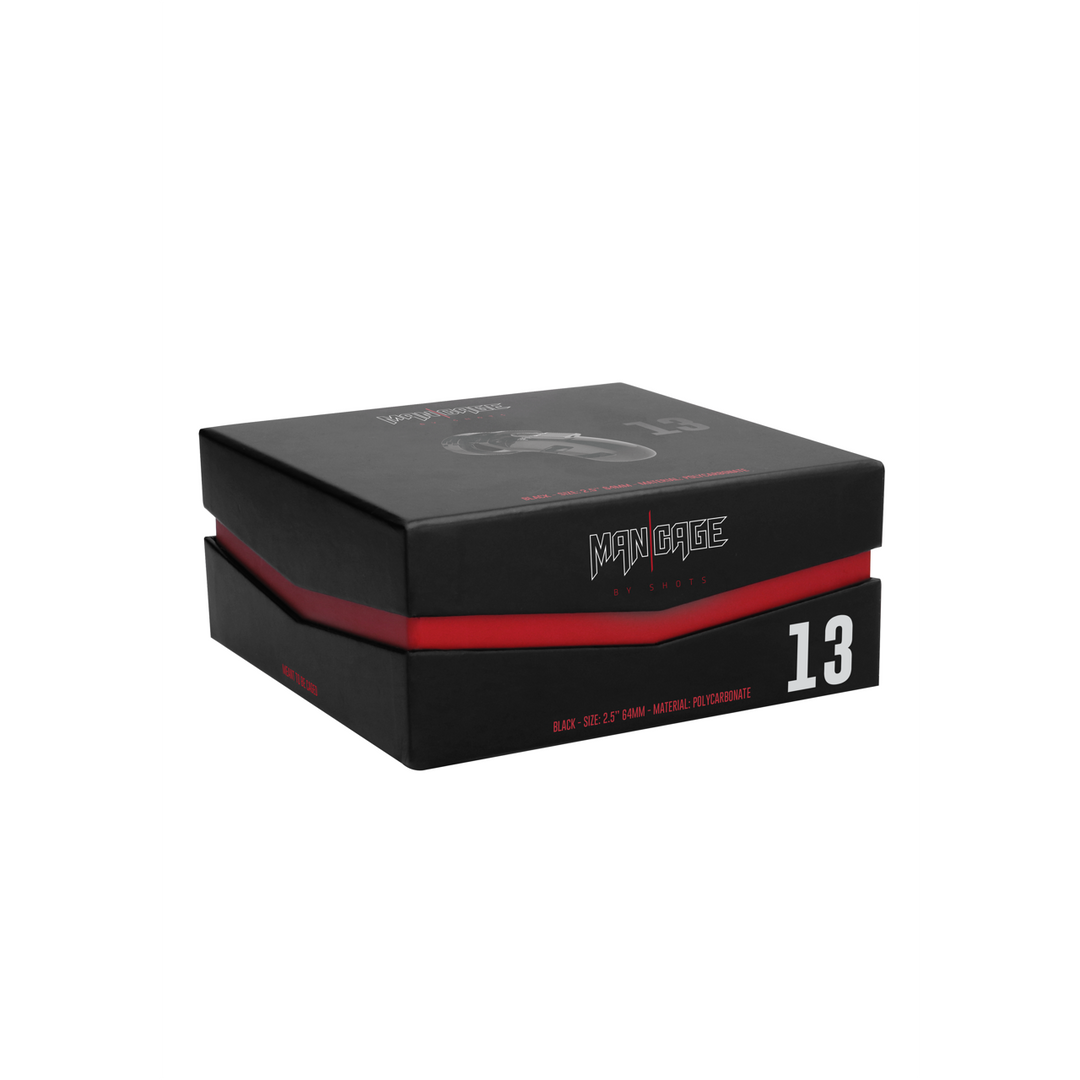 Model 13 Chastity Cock Cage - 2,5 / 6,5 cm - Afbeelding 2