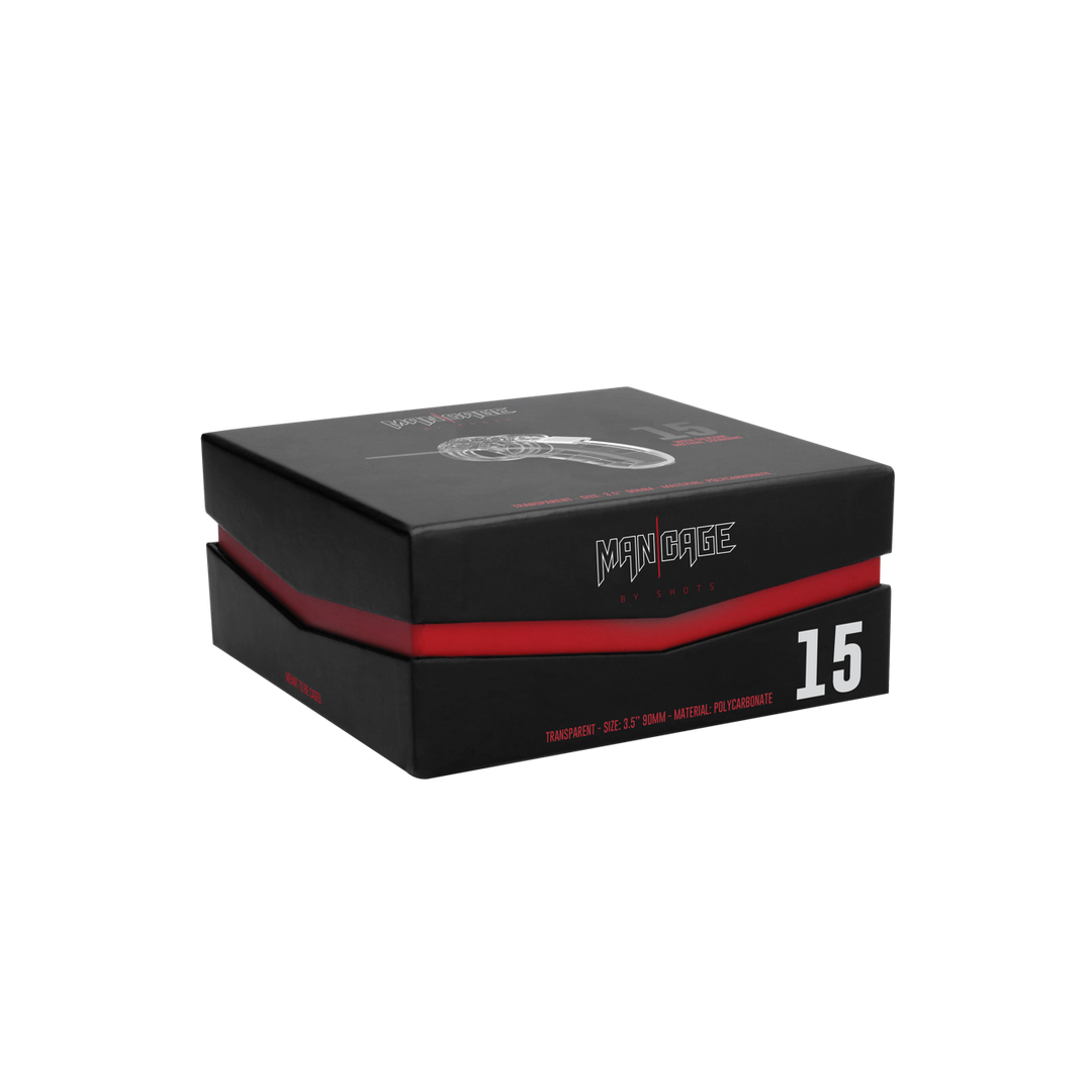 Model 15 Chastity Cock Cage met Urethrale Sounding - 3.5 / 9 cm - Afbeelding 2