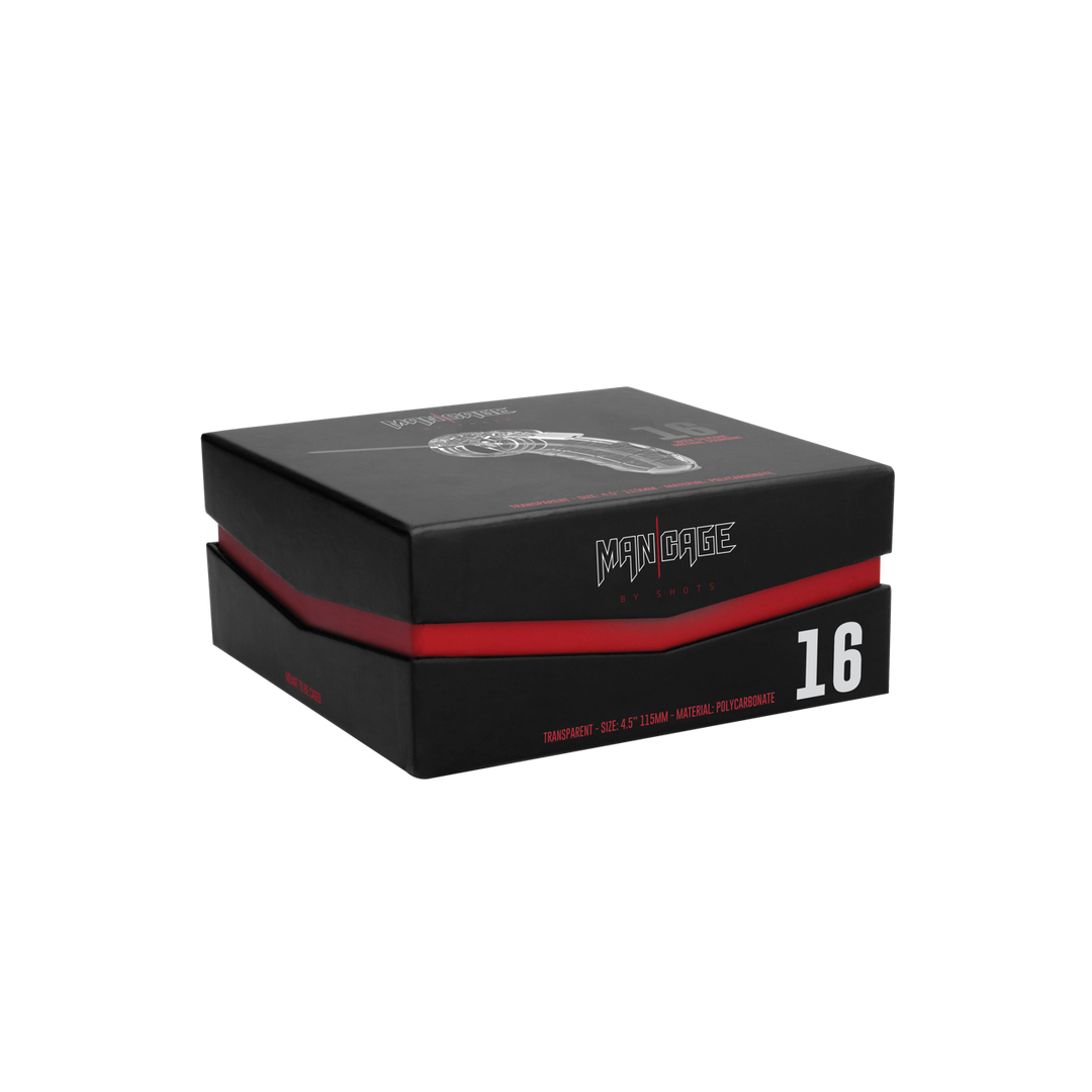 Model 16 Chastity Cock Cage met Urethrale Sounding - 4.5 / 11,5 cm - Afbeelding 2