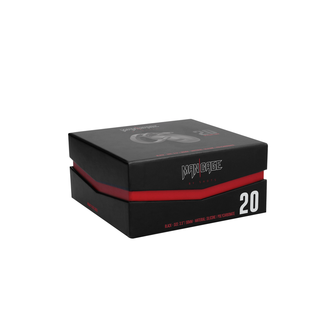 Model 20 Chastity Cock Cage - 3.5 / 9 cm - Afbeelding 2