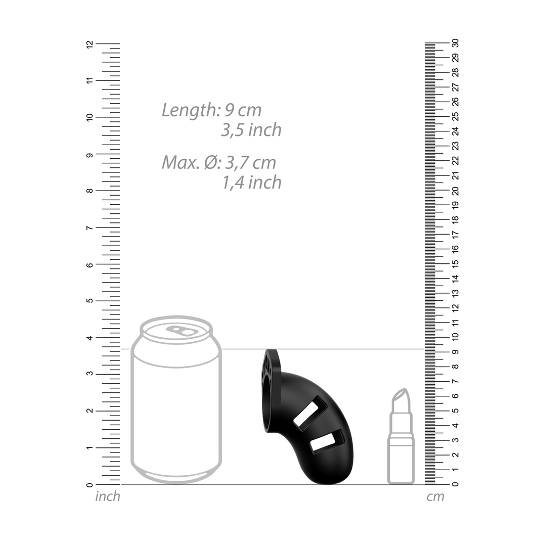 Model 20 Chastity Cock Cage - 3.5 / 9 cm - Afbeelding 6