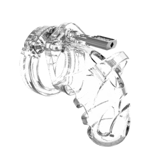 Model 25 - Chastity Cage - 3.5'' / 9 cm - Transparant