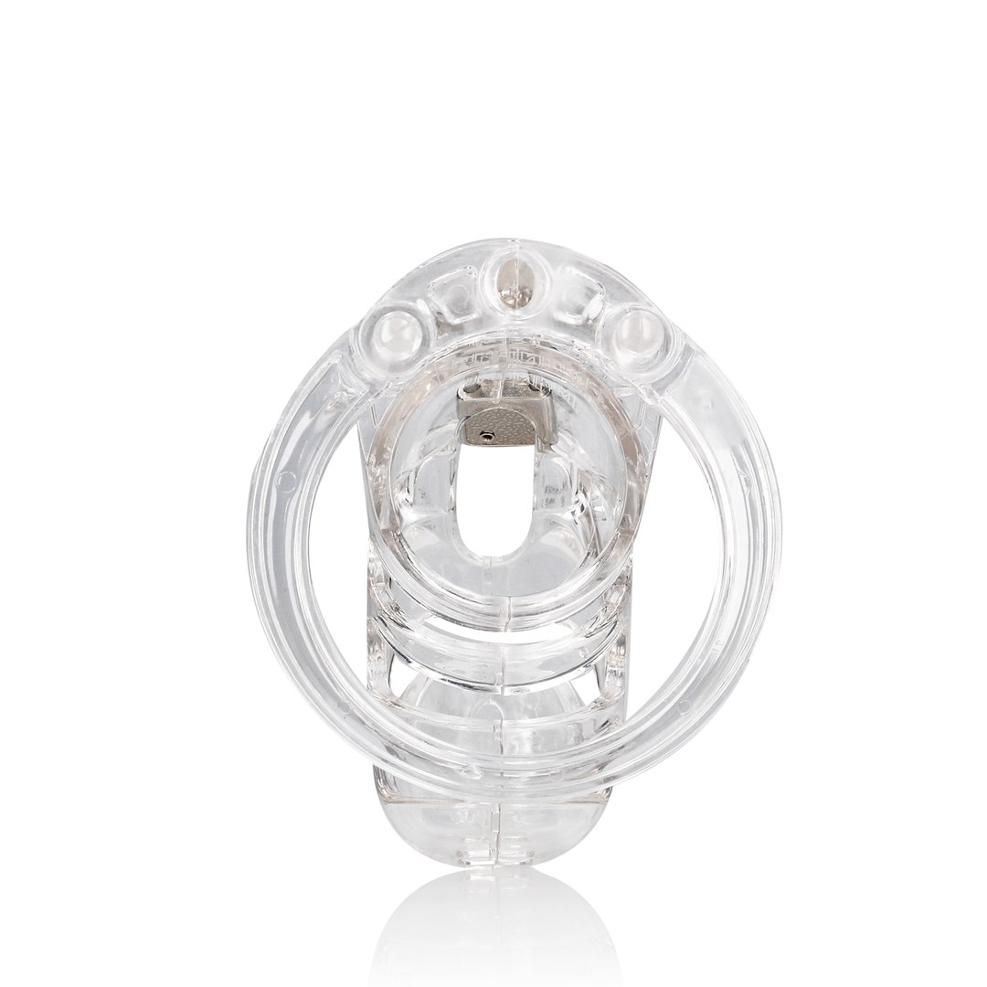 Model 25 - Chastity Cage - 3.5'' / 9 cm - Transparant - Afbeelding 5