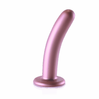 Glad Silicone G-Spot Dildo - 6'' / 14,5 cm - Rose Gold