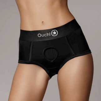 Vibrerende Strap-on Boxer - XS/S - Zwart