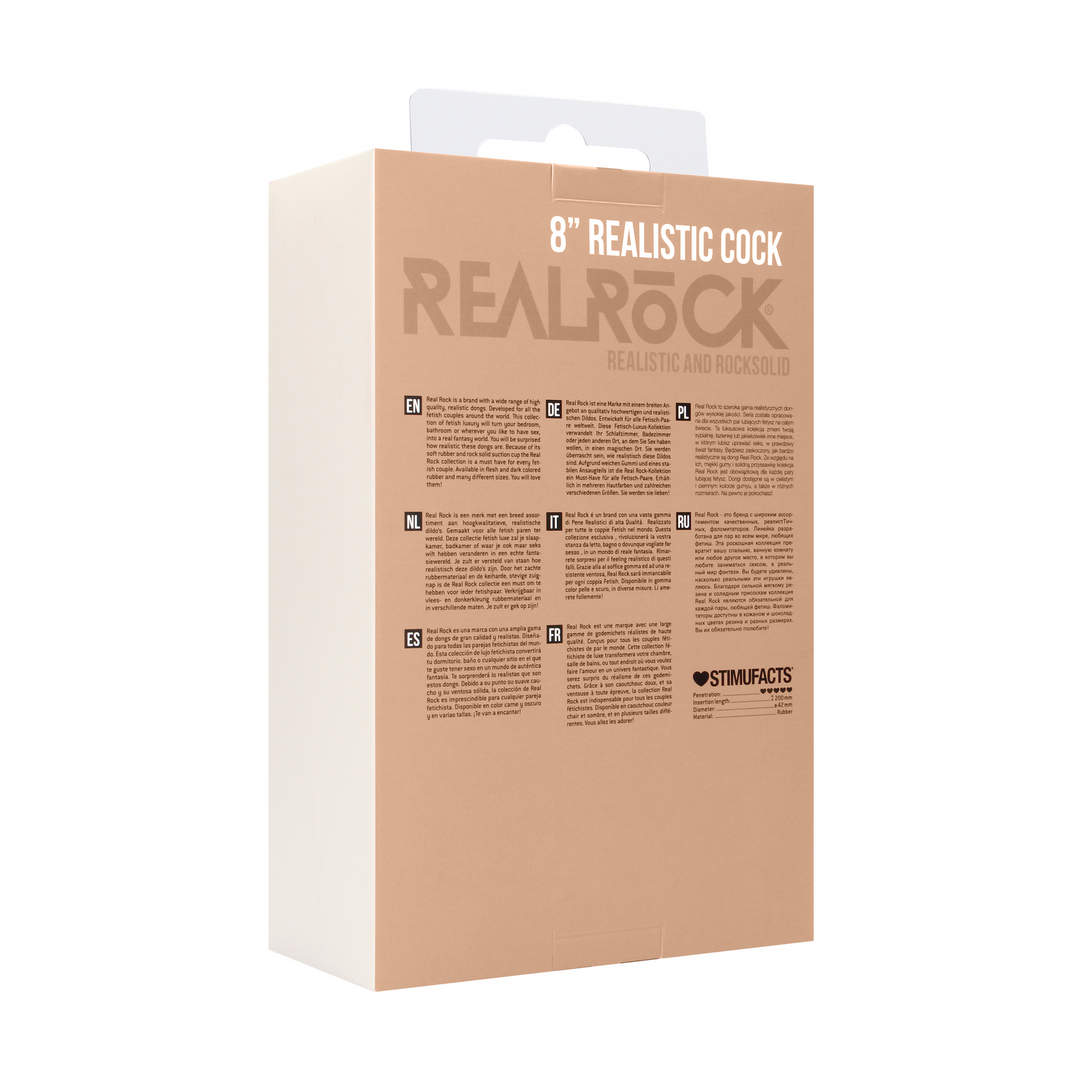 Realistische Cock met Scrotum - 8 / 20 cm - Afbeelding 3