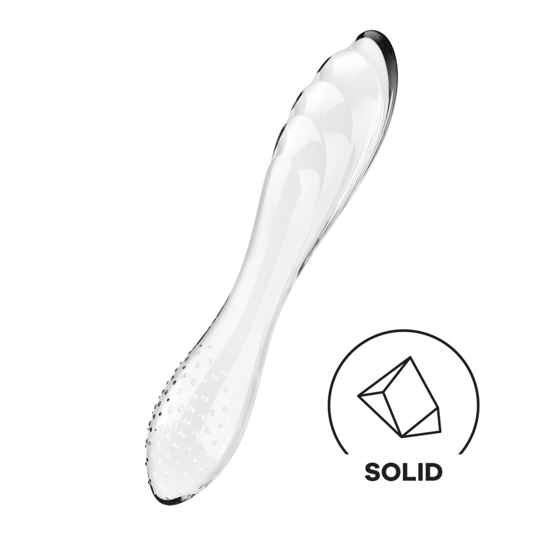 Dazzling Crystal 1 - Glas Dildo - Transparant - Afbeelding 6
