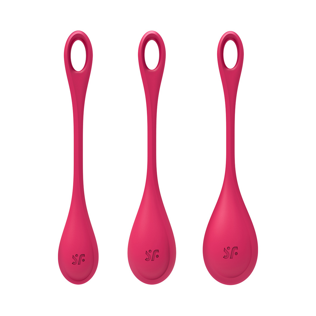 Yoni Power 1 - Kegel Ball Set - Rood - Afbeelding 3