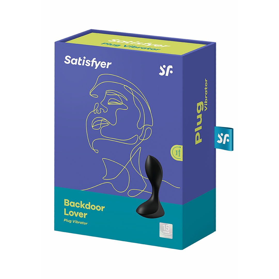 Backdoor Lover - Butt Plug Vibrator - Zwart - Afbeelding 2