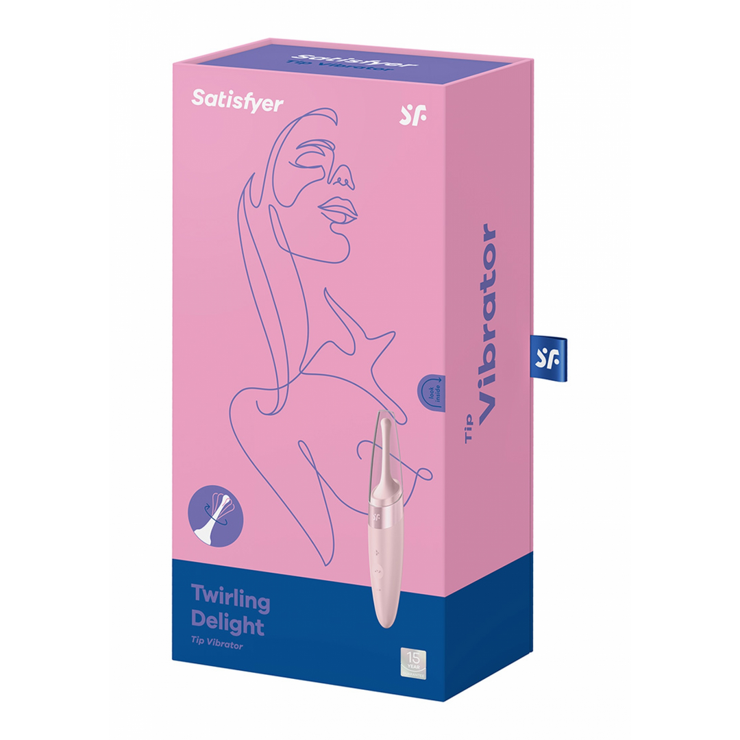Draaiende Verwennerij - Tip Vibrator - Oud Roze - Afbeelding 2