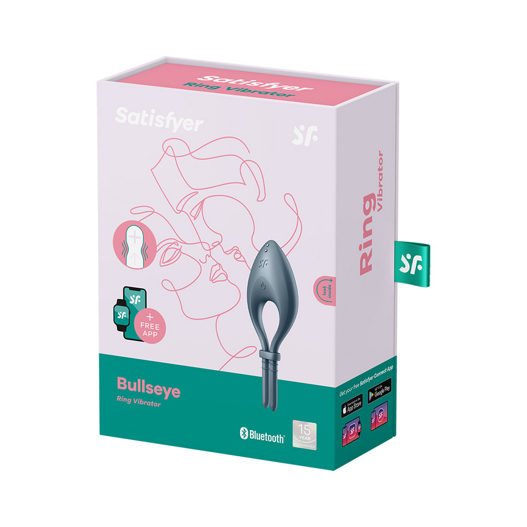 Bullseye - Vibrerende Cockring - Donkerblauw - Afbeelding 2