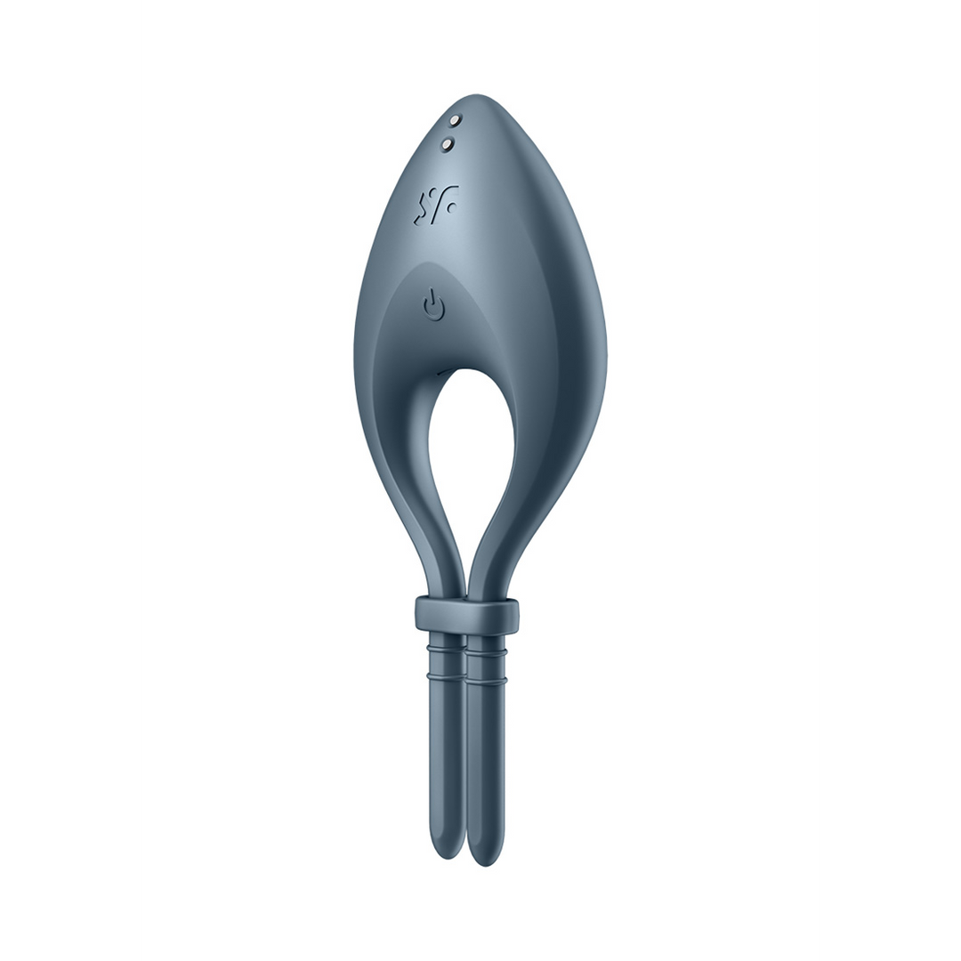 Bullseye - Vibrerende Cockring - Donkerblauw - Afbeelding 6