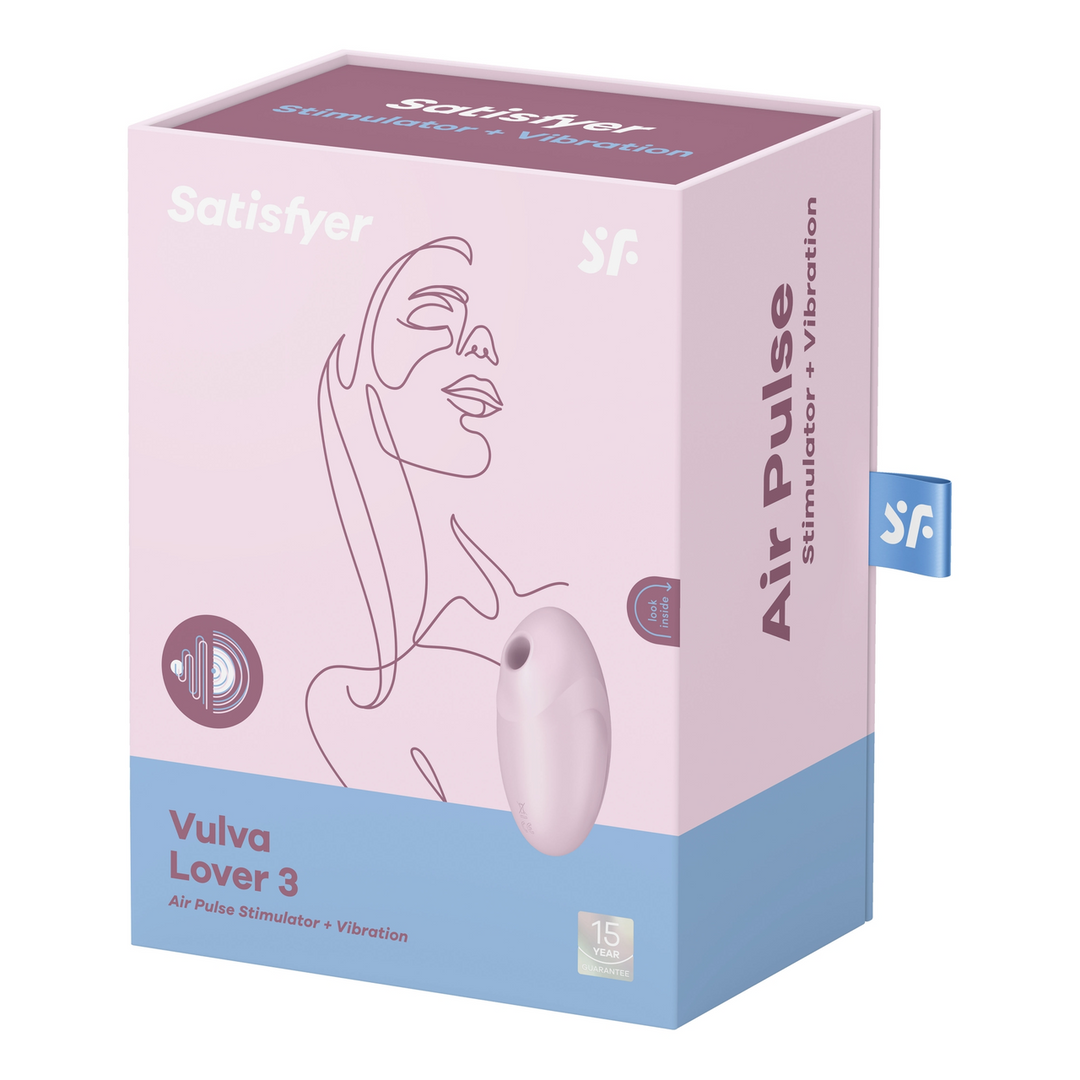 Vulva Lover 3 - Dubbele Luchtpulsvibrator - Roze - Afbeelding 2