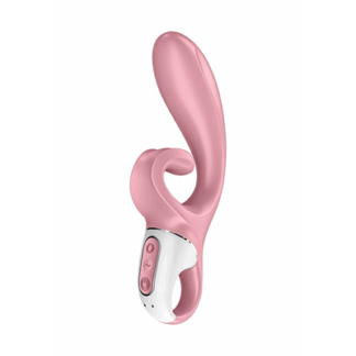 Hug Me - Rabbit Vibrator met Tongue Tip voor Clitoris Stimulatie - Roze