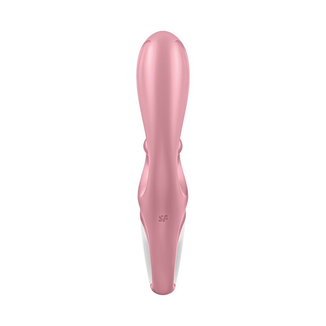 Hug Me - Rabbit Vibrator met Tongue Tip voor Clitoris Stimulatie - Roze - Afbeelding 4
