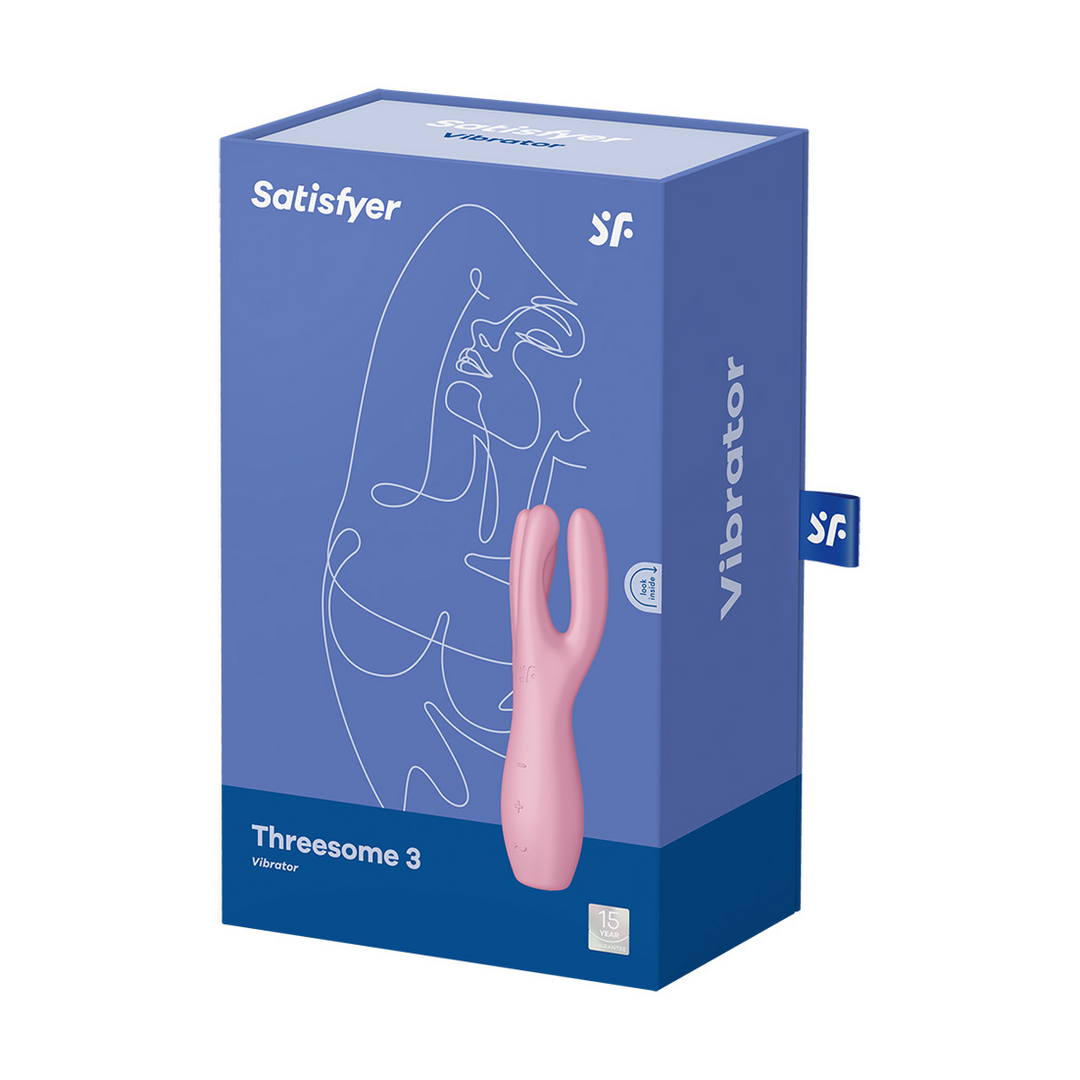 Threesome 3 - Lay-on Vibrator - Roze - Afbeelding 2