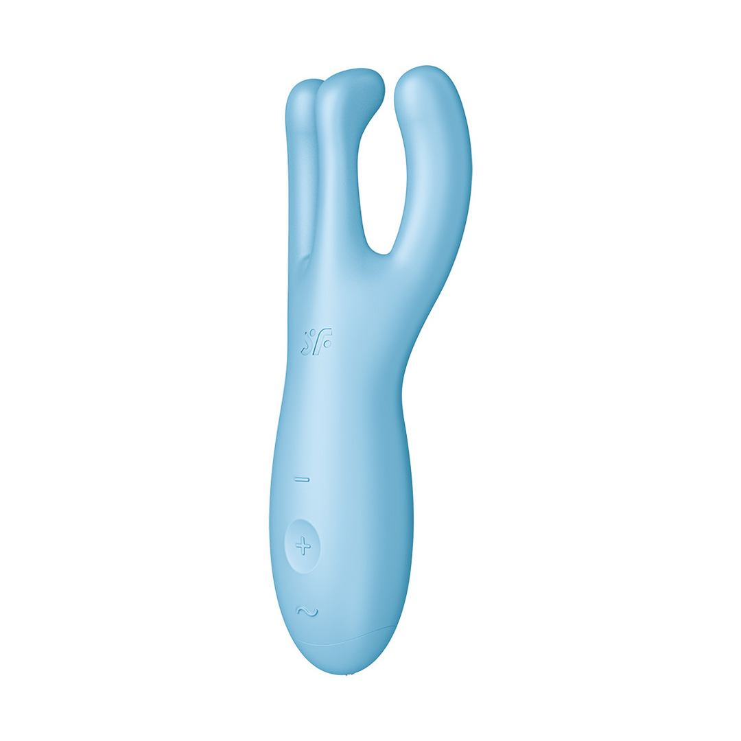 Threesome 4Plus - Lay-on Vibrator met App - Blauw - Afbeelding 4
