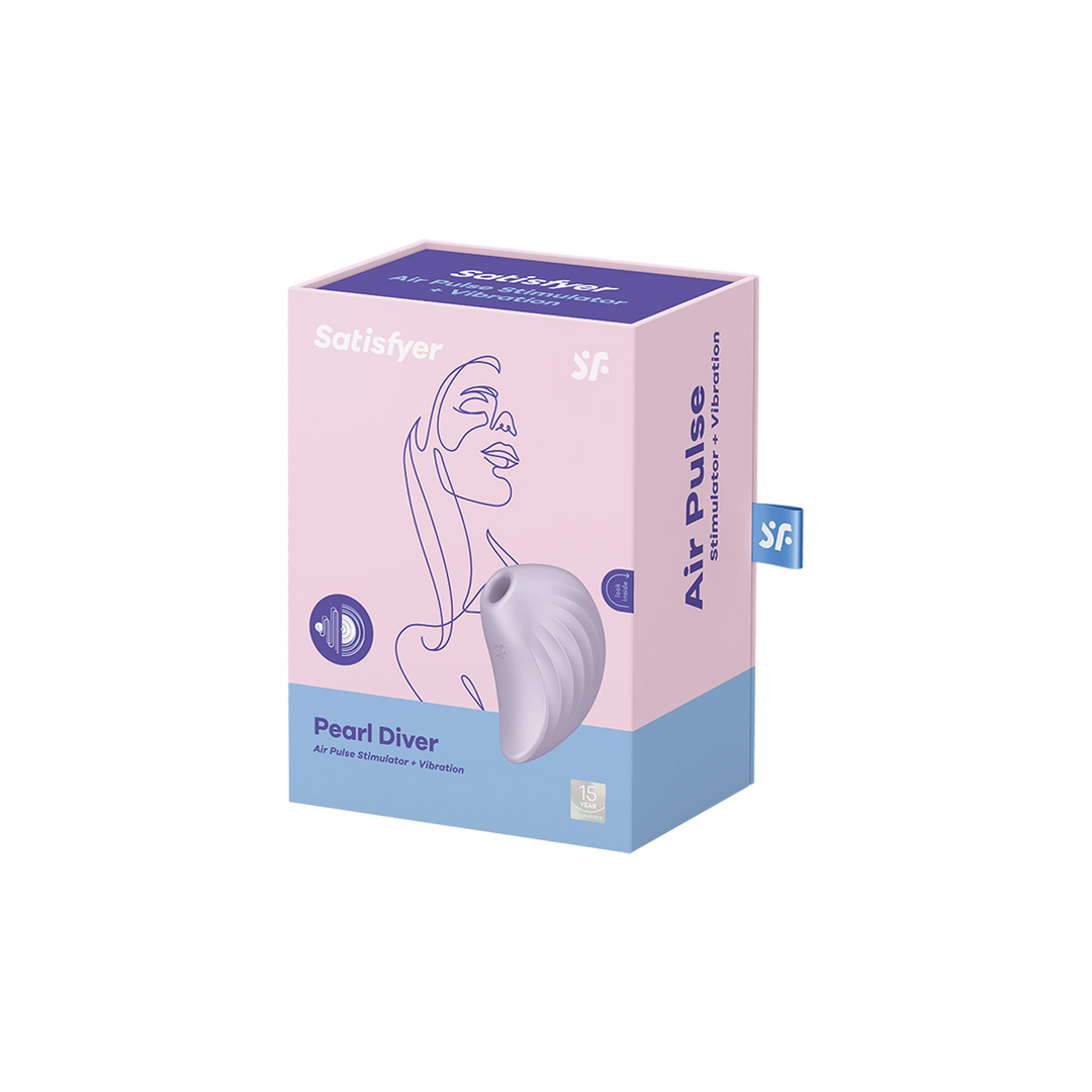 Pearl Diver - Air Pulse Stimulator - Violet - Afbeelding 2