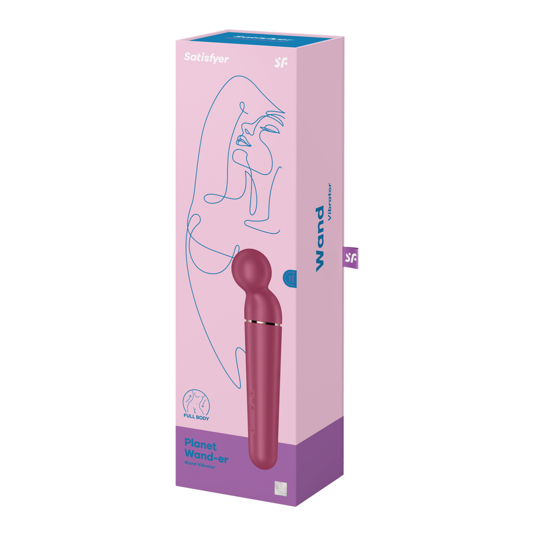 Planet Wand-er - Wand Vibrator - Berry/Roze Goud - Afbeelding 2