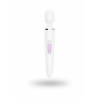 Wand-er Woman - Wand Vibrator - Wit/Chroom