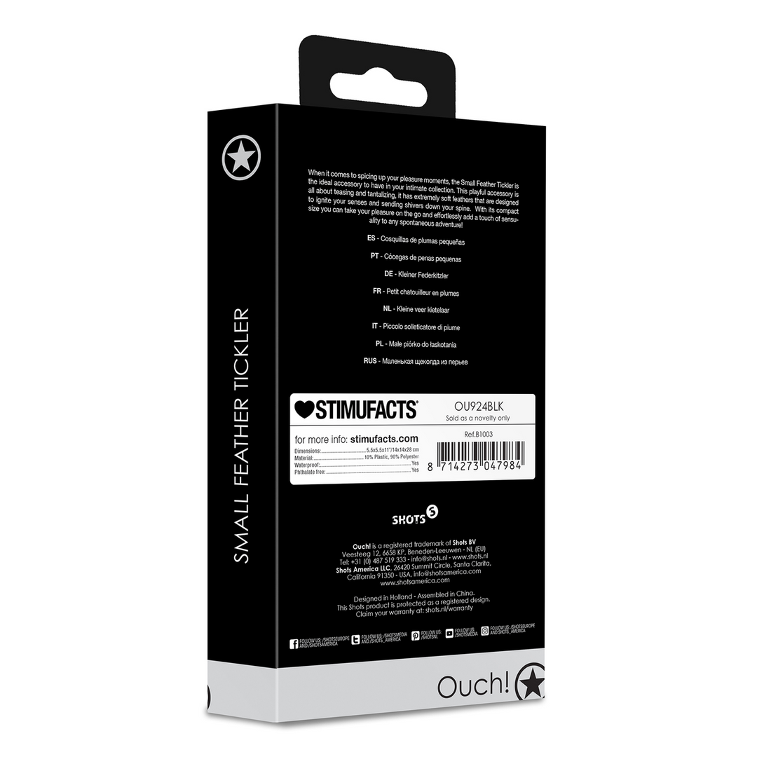 Kleine Veer Tickle - Zwart - Afbeelding 3