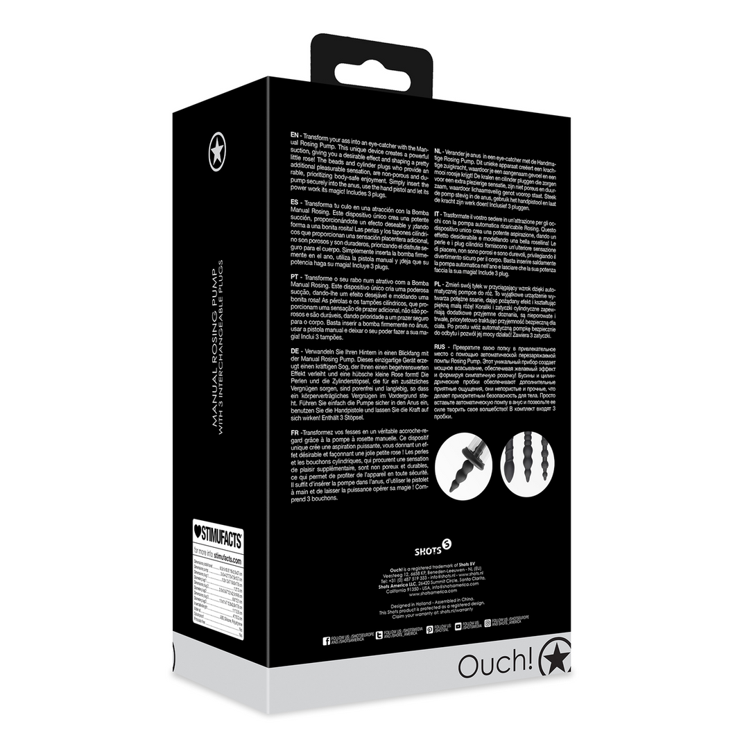 Handmatige Rosingpomp - Zwart - Afbeelding 3