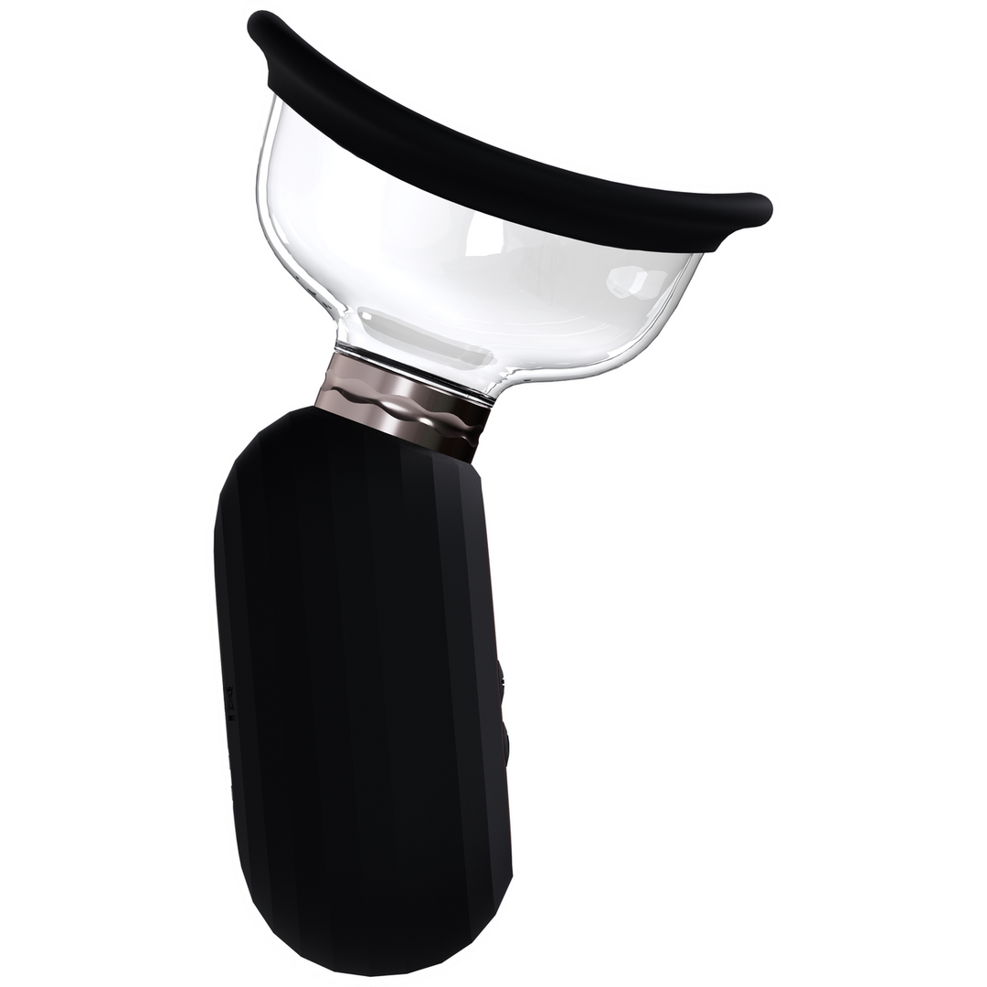 Dazzling - Oplaadbare Vulva en Borst Pomp - Zwart - Afbeelding 3