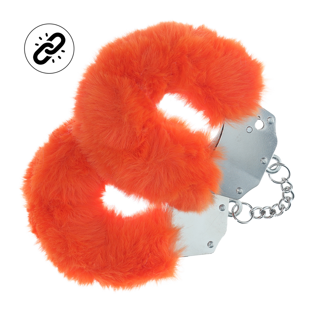 Zware Fluffy Handboeien - Oranje - Afbeelding 3