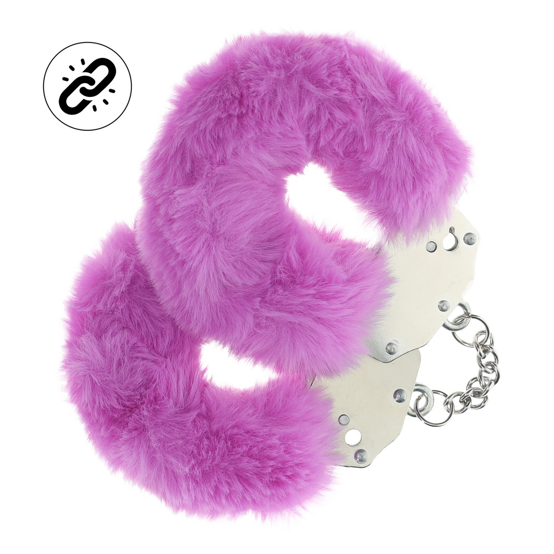 Zware Fluffy Handboeien - Paars - Afbeelding 3