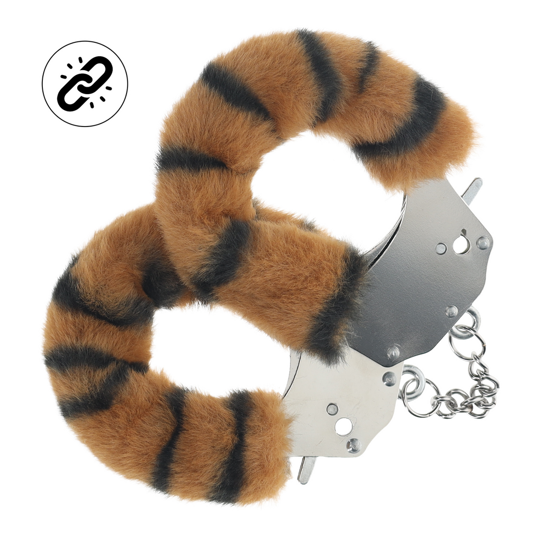 Zware Fluffy Handboeien - Tijger - Afbeelding 3