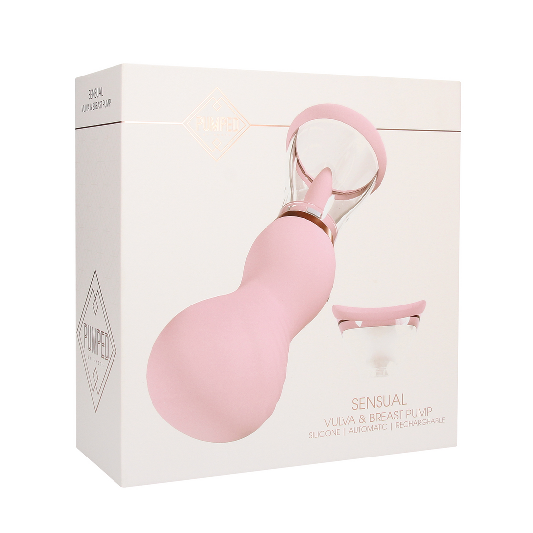 Sensuele - Oplaadbare Vulva en Borst Pomp - Roze - Afbeelding 2
