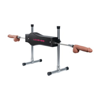 Lovense Seksmachine - App-bestuurde Automatische Verstelbare Duwkracht - Zwart