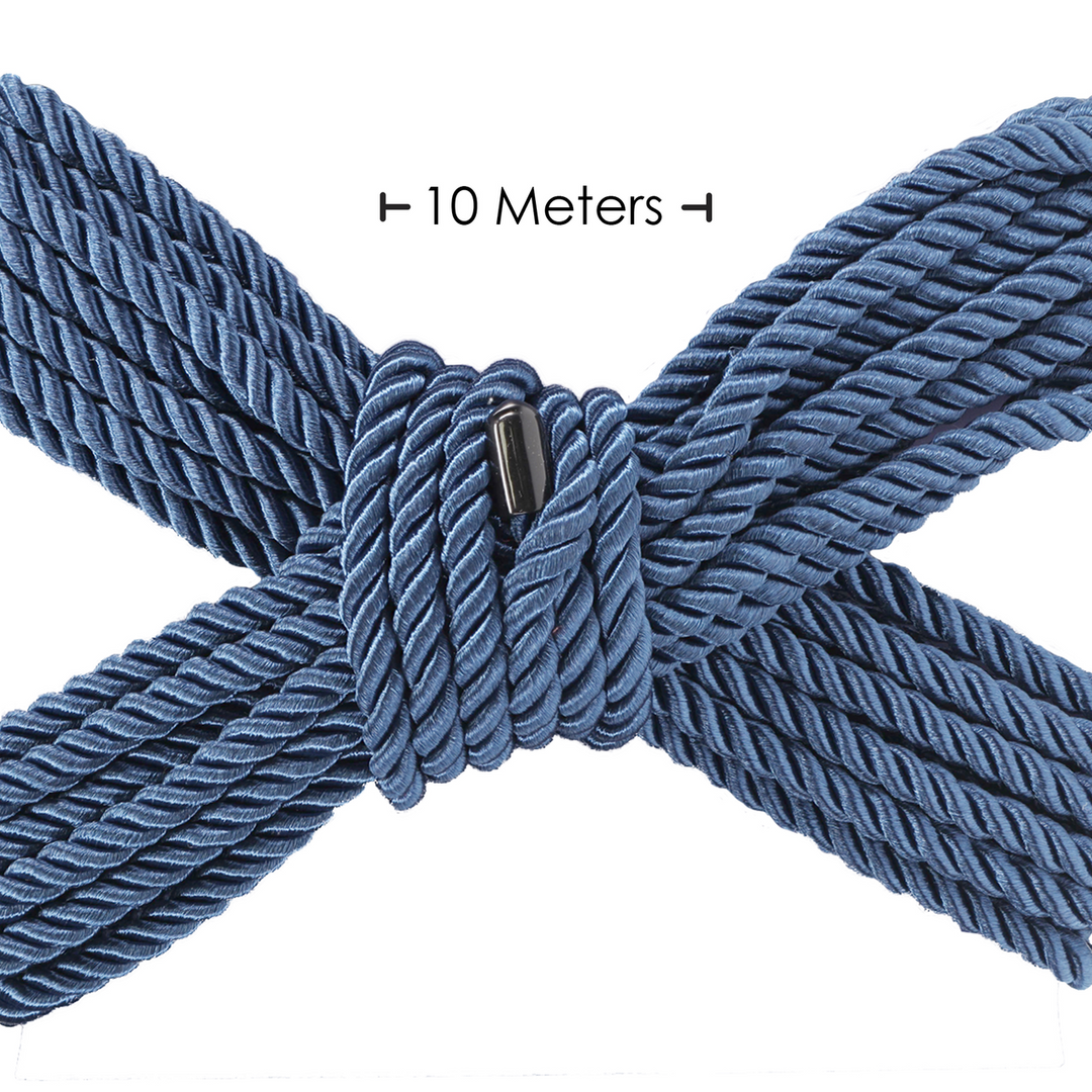 Polyester Bondage Touw - 10 m - Marineblauw - Afbeelding 2