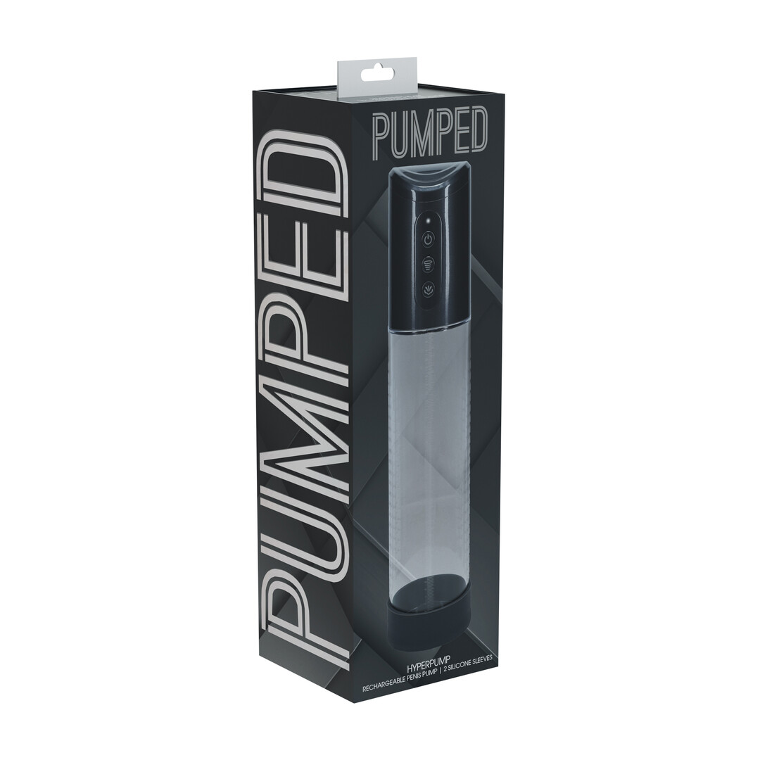 HyperPump - Oplaadbare Penis Pomp - Gun Metal - Afbeelding 2