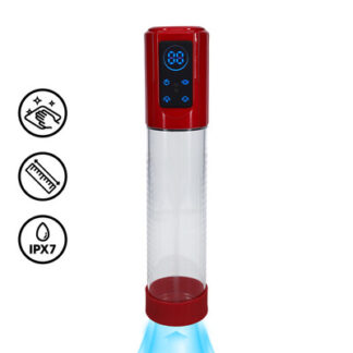 MegaLift - Automatische Waterdichte Penis Pomp - Metallic Rood