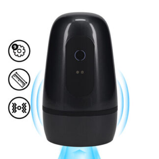 Pulsar - Negative Pressure Suction and Vibration Masturbator Pump - Gun Metal