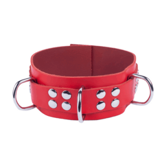 Ultra Leather Halsketting - Rood