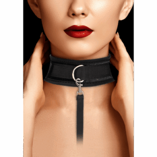 Velvet Verstelbare Halsband met Lijn