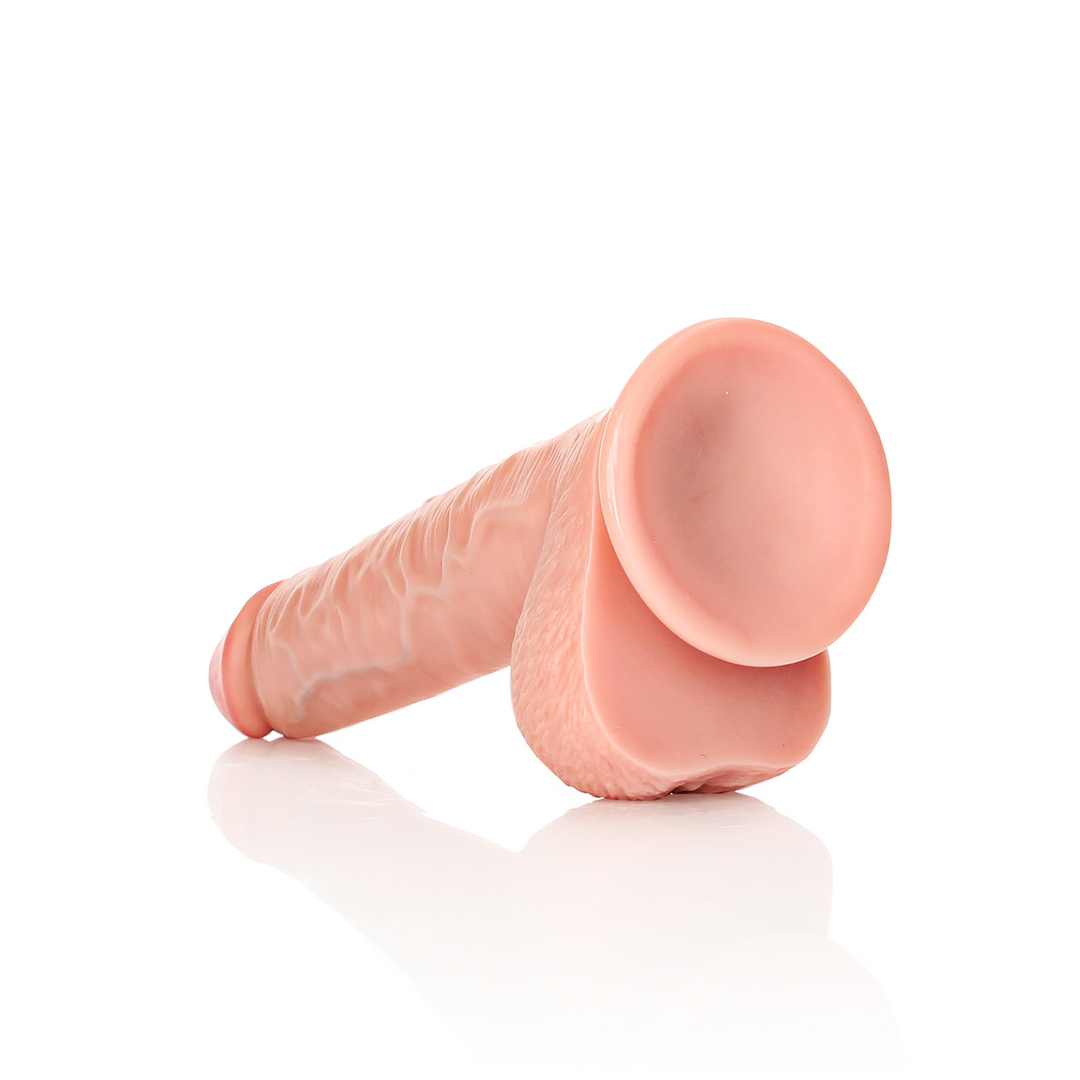 Rechtdoor Realistische Dildo met Ballen en Zuignap - 11 / 28 cm - Afbeelding 5