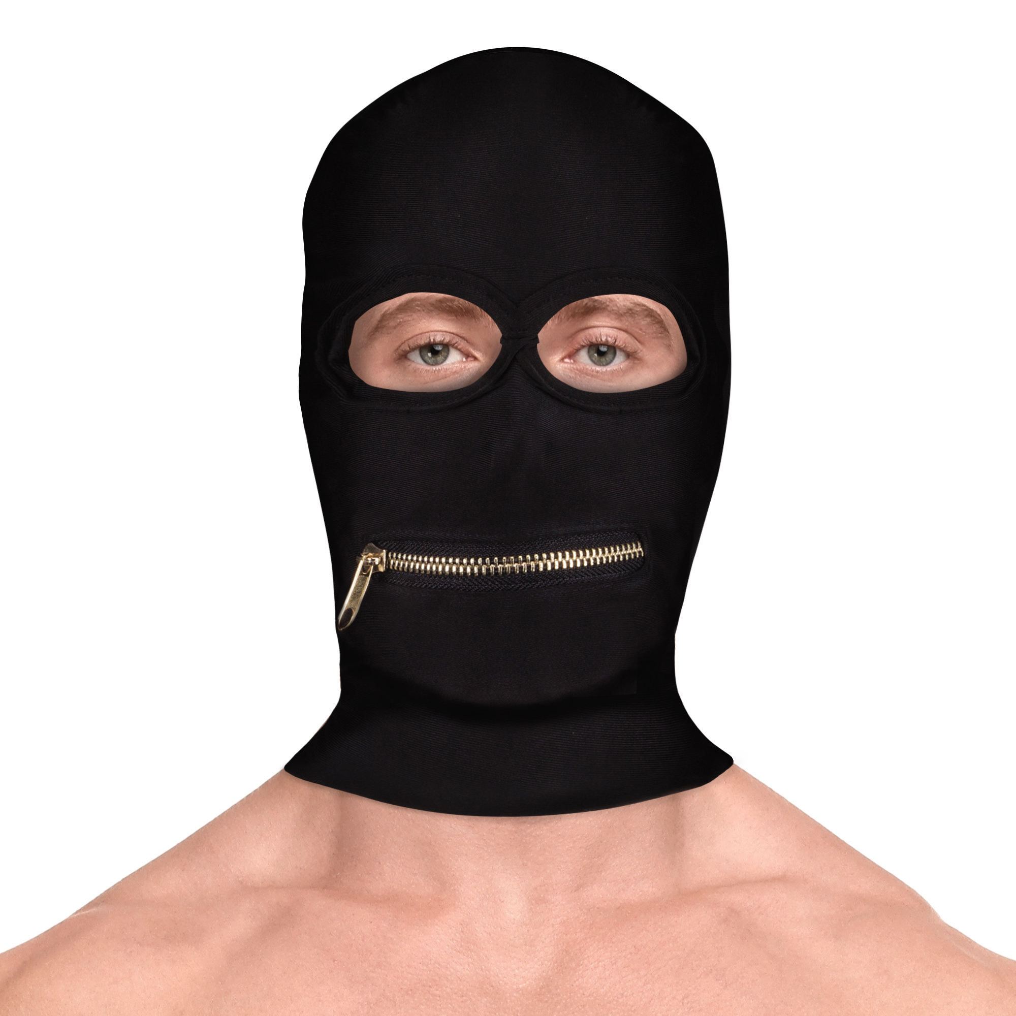 Extreme Zipper Mask met Mond Rits - Afbeelding 3
