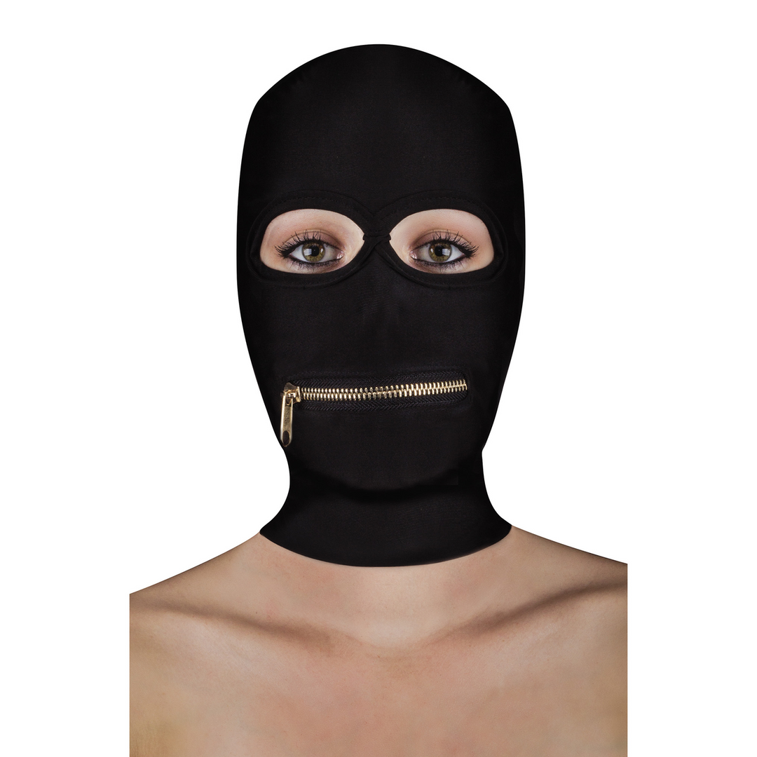 Extreme Zipper Mask met Mond Rits - Afbeelding 4