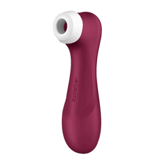 Pro 2 Generatie 3 - Double Air Pulse Vibrator - Liquid Air en Connect App - Wijnrood