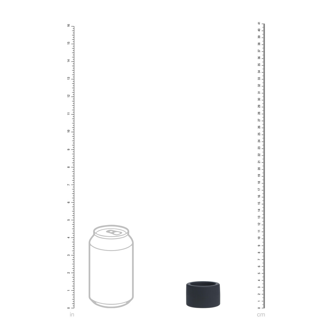 Vloeibare Silicoen Balriem - M - 34mm - Zwart - Afbeelding 5