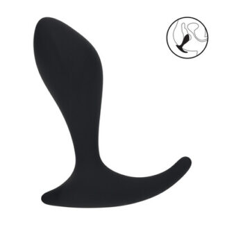 Enkele Golf Siliconen Prostaat Massager - Zwart