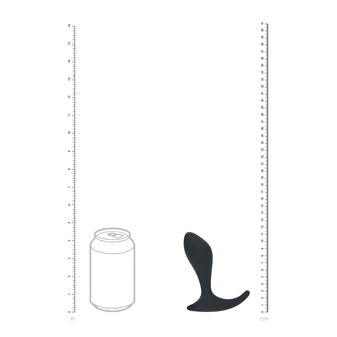 Enkele Golf Siliconen Prostaat Massager - Zwart - Afbeelding 7